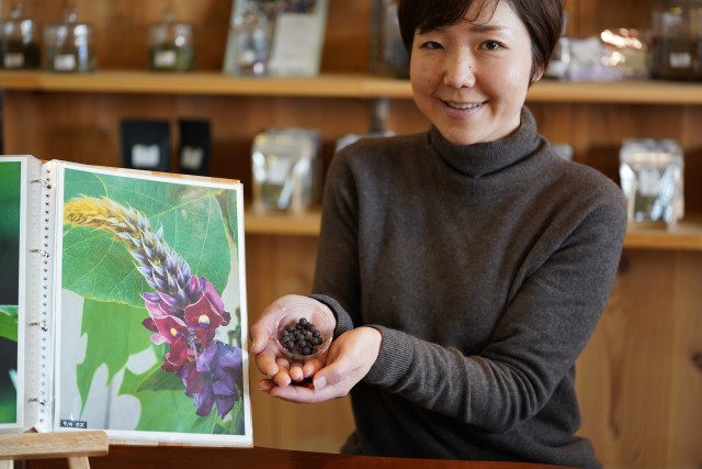 クズの花玉づくり